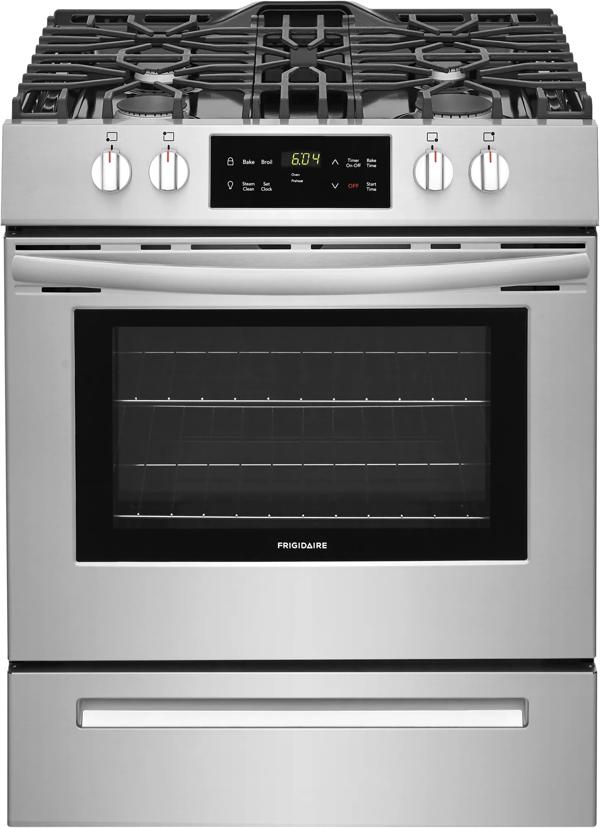 30" Front Control Freestanding Gas Range