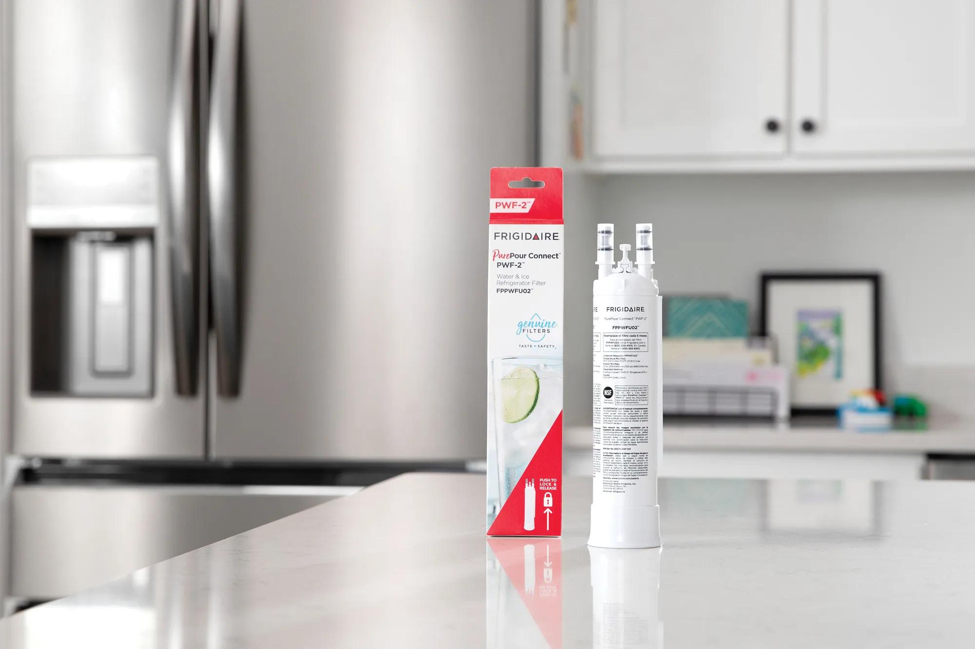 PurePour Connect™ PWF-2™ Water and Ice Refrigerator Filter White