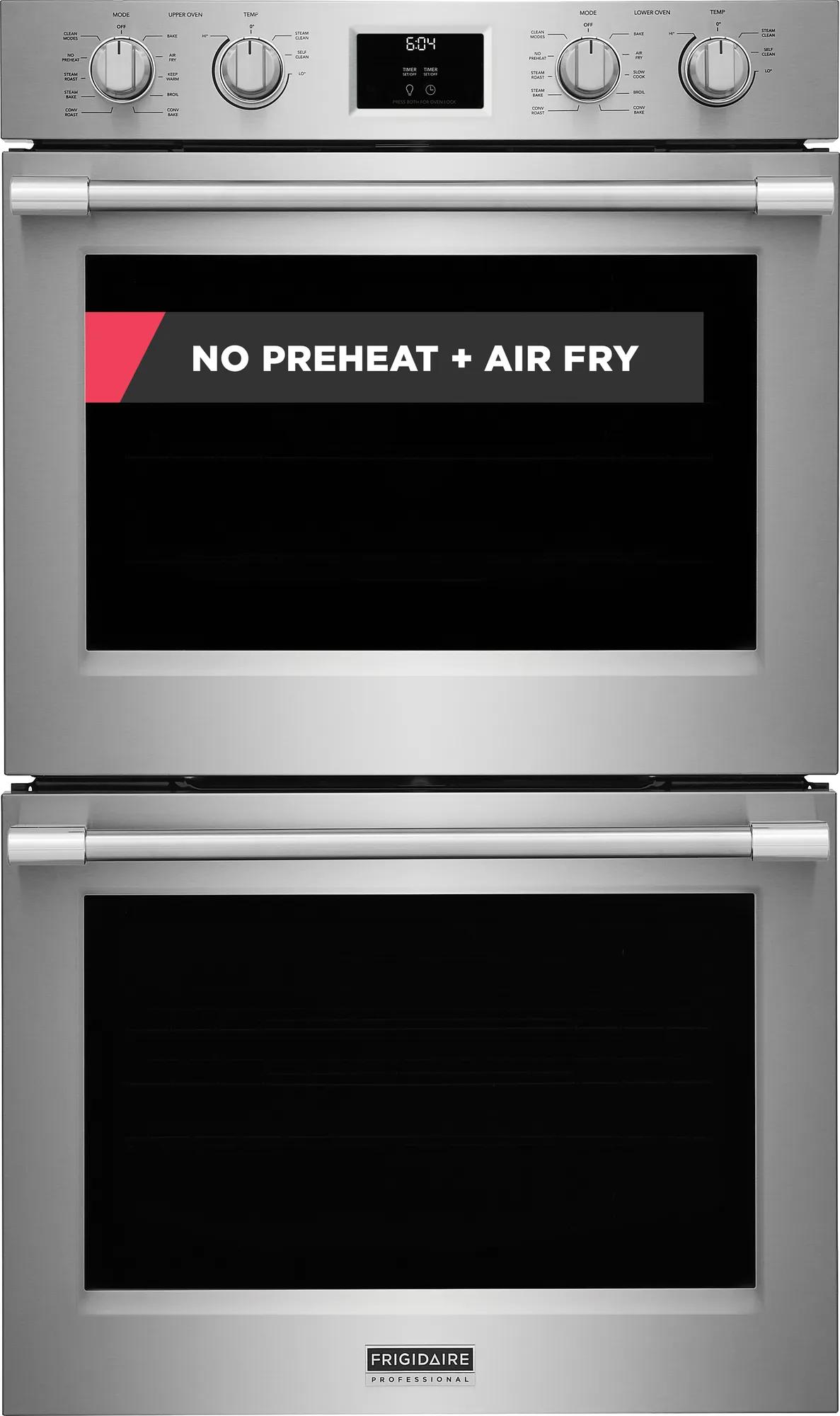 30" Double Wall Oven with No Preheat + Air Fry