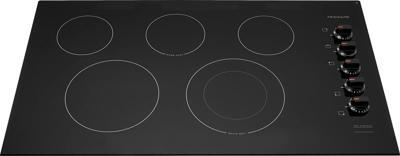 36" Electric Cooktop — Black