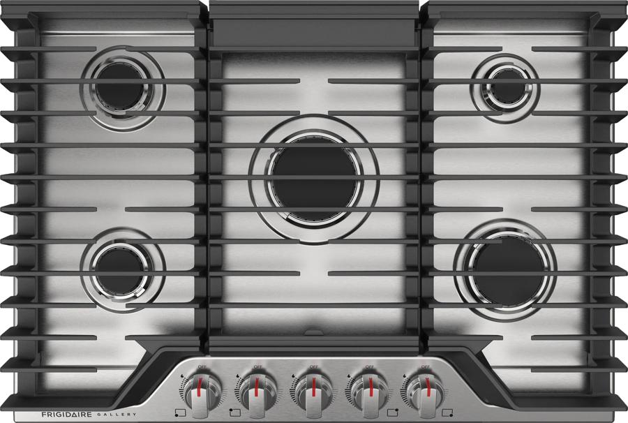 Five Burner Cooktop