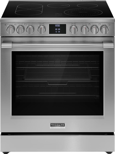 30” Electric Range with No Preheat + Air Fry, Includes Air Fry Tray - PCFE3080AF