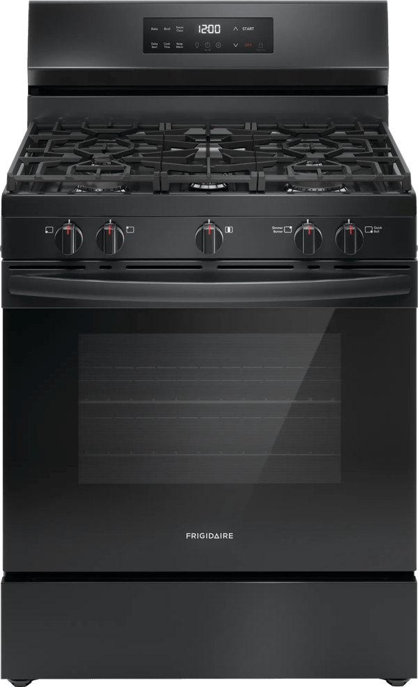 30" Gas Range with Steam Clean