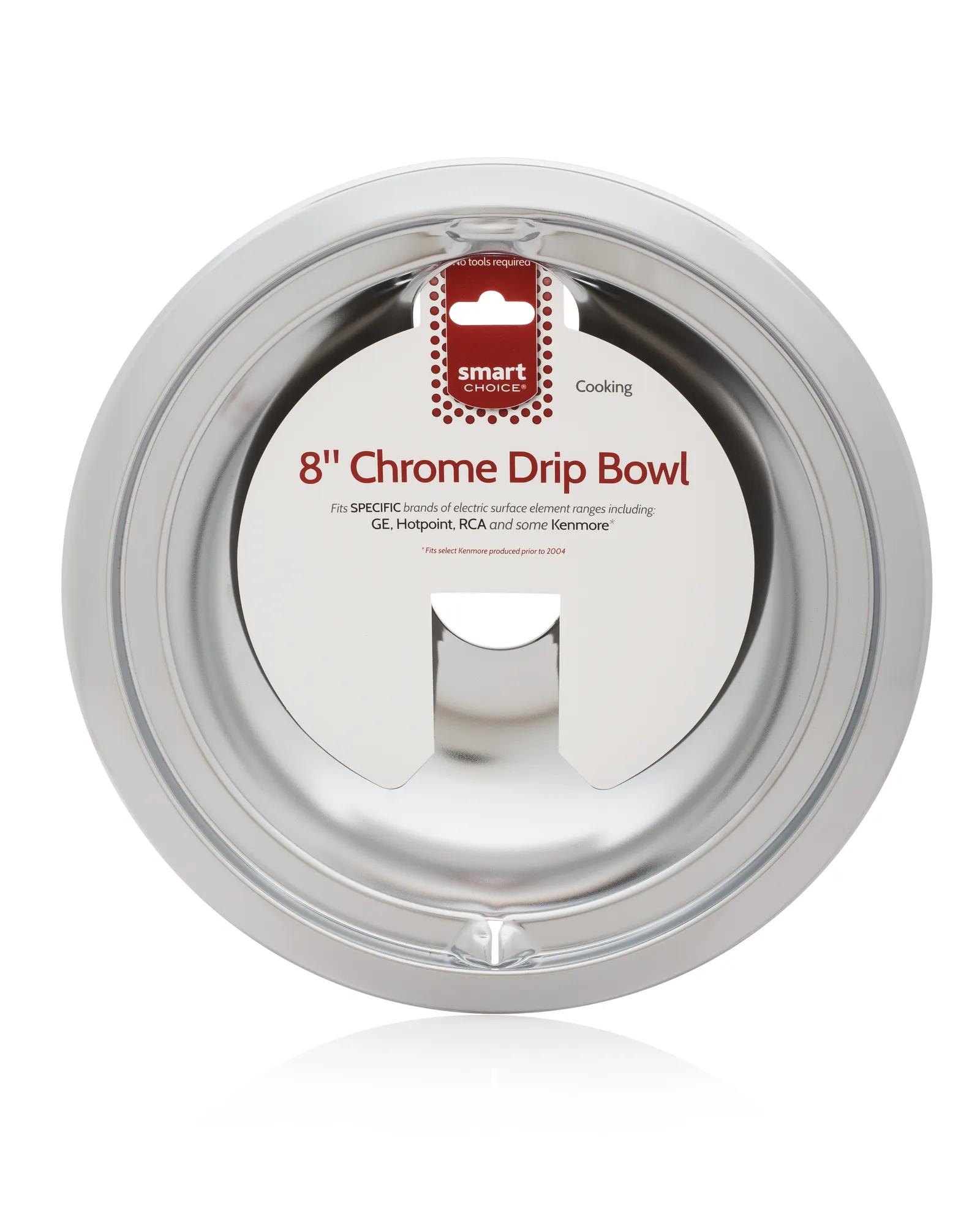 8" Chrome Drip Bowl, Fits Specific