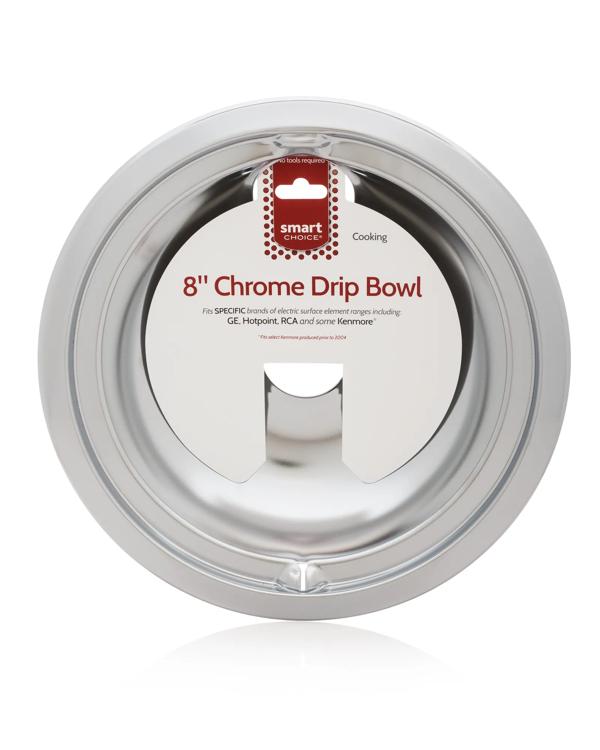 8" Chrome Drip Bowl, Fits Specific